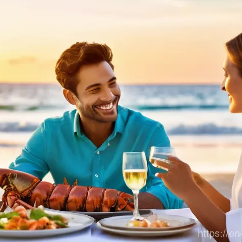 모리셔스 여행 중 로맨틱한 장소 - **Prompt 1: Romantic Beachfront Dinner at Sunset in Mauritius**
    "An exquisitely romantic scene f...